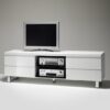 Sydney Lowboard TV Stand in High Gloss White