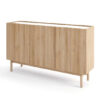 Belton Wooden Sideboard Large With 3 Doors In Riviera Oak