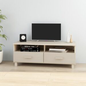 Hull Wooden TV Stand With 2 Drawers In Brown