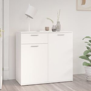 Calhoun Wooden Sideboard With 2 Doors 1 Drawer In White