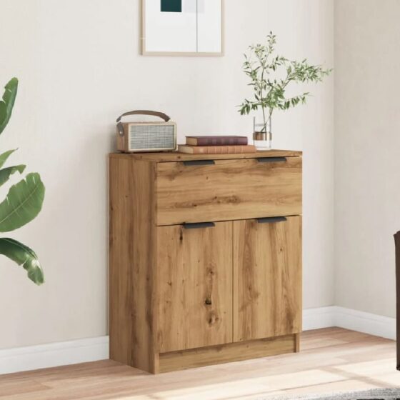 Aylesbury Wooden Sideboard With 2 Doors 1 Drawer In Oak